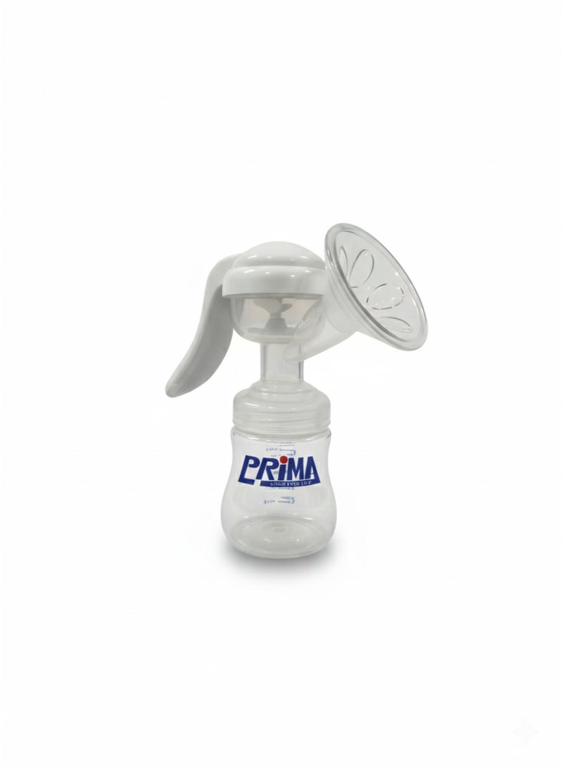 بريما شفاط لبن يدوي من Prima مصنوع من خامات آمنة، تصميم مريح لليد، سهل التنظيف والتجميع، خيار عملي للاستخدام اليومي داخل المنزل - Image 1